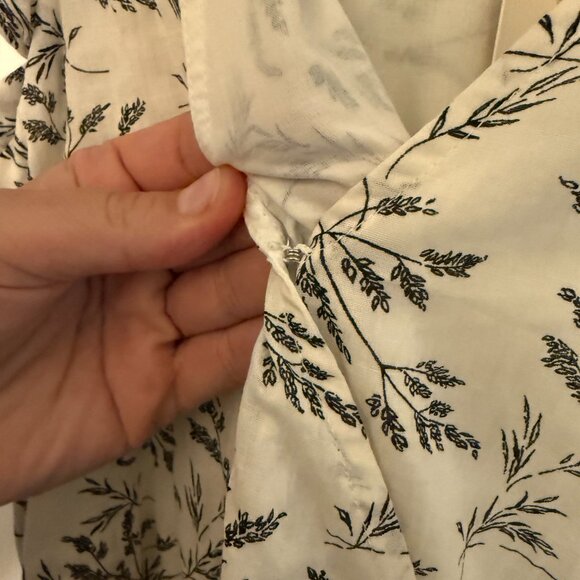 A New Day Floral Ruffle Wrap Maxi Dress - XL - Picture 5 of 8